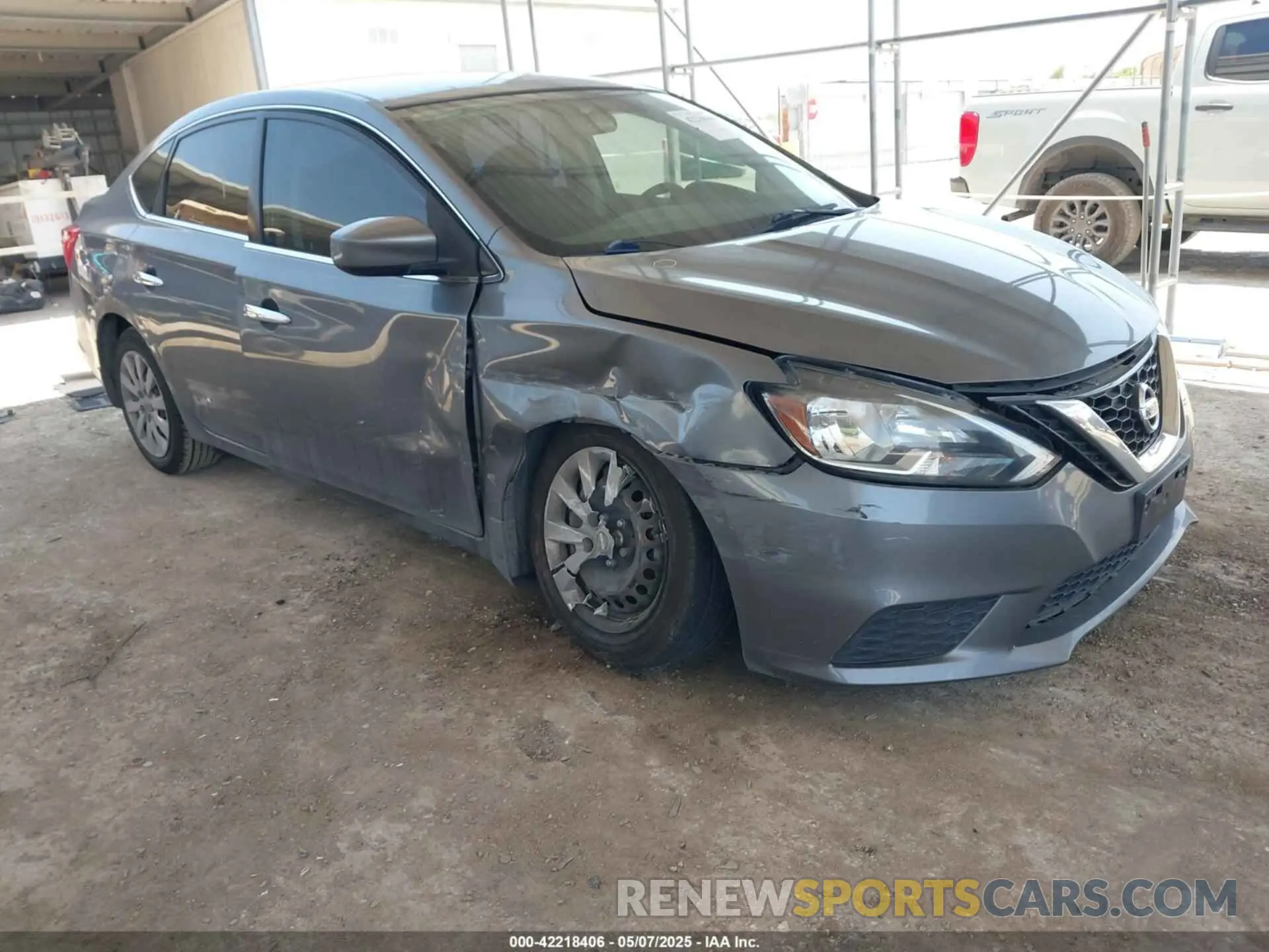 1 Photograph of a damaged car 3N1AB7APXKY234676 NISSAN SENTRA 2019
