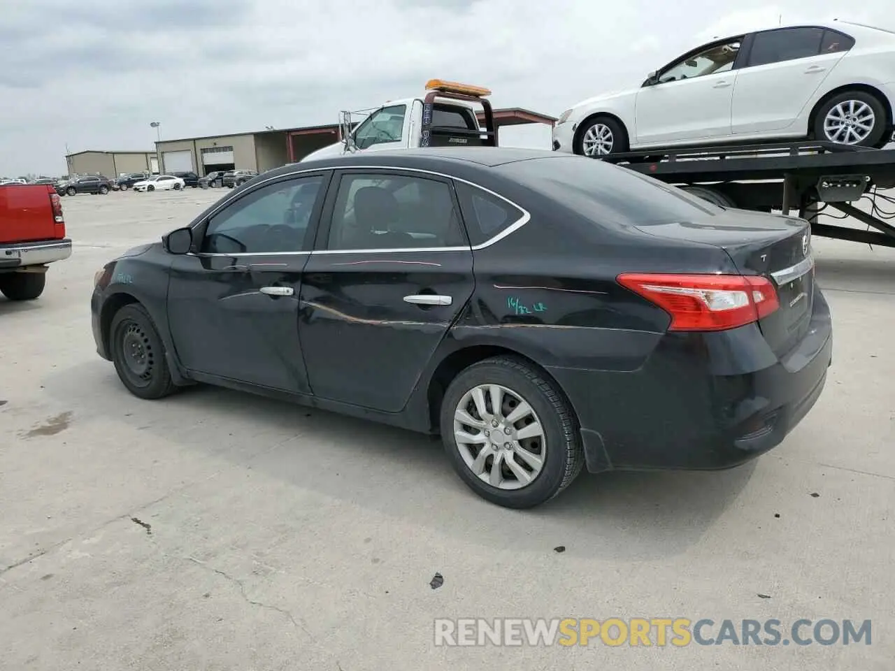 2 Photograph of a damaged car 3N1AB7APXKY236590 NISSAN SENTRA 2019