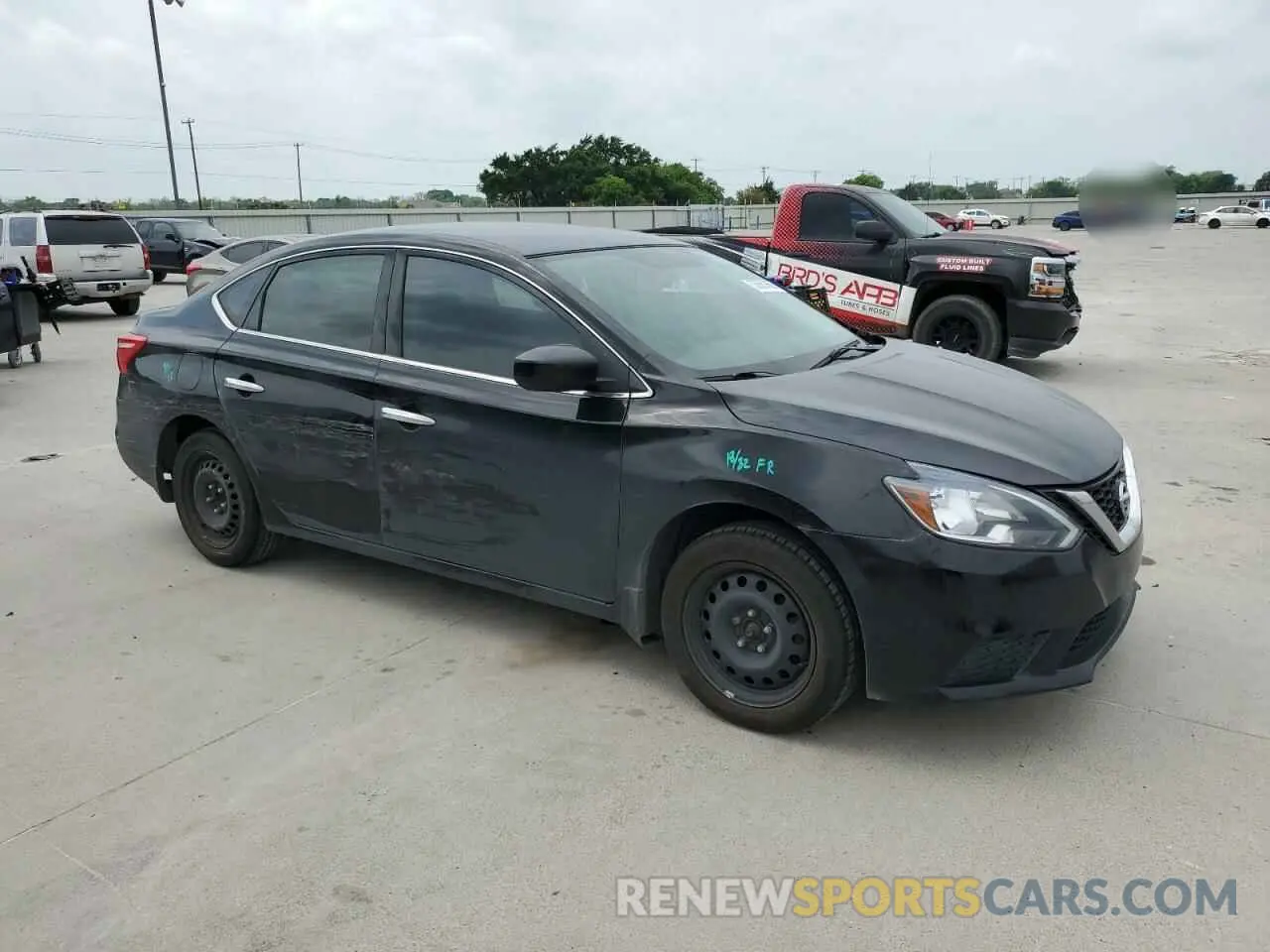 4 Photograph of a damaged car 3N1AB7APXKY236590 NISSAN SENTRA 2019