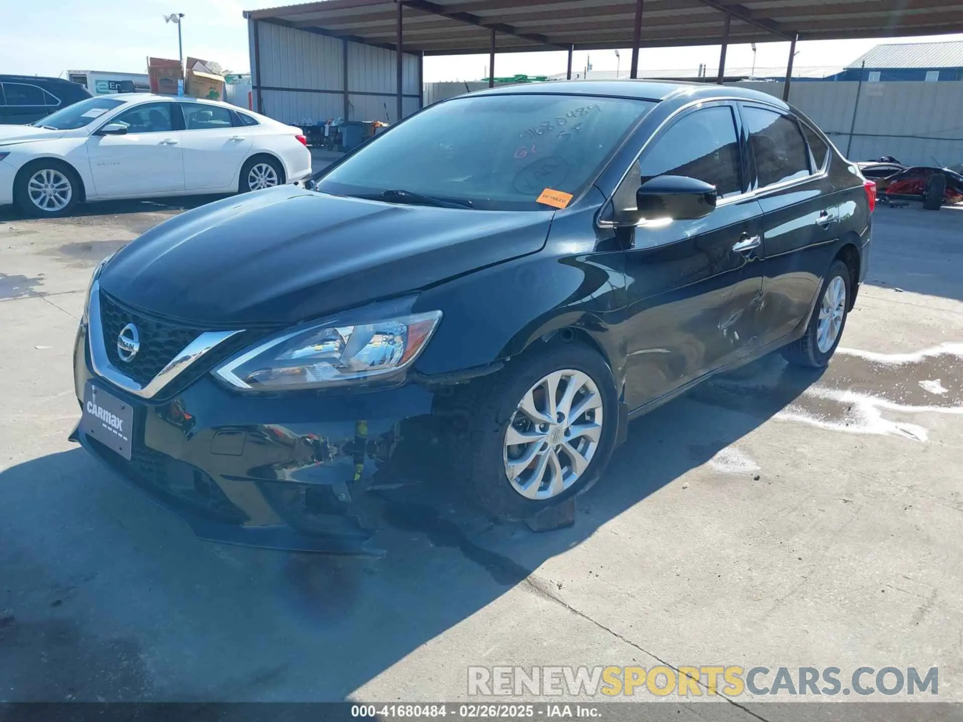 2 Photograph of a damaged car 3N1AB7APXKY239344 NISSAN SENTRA 2019