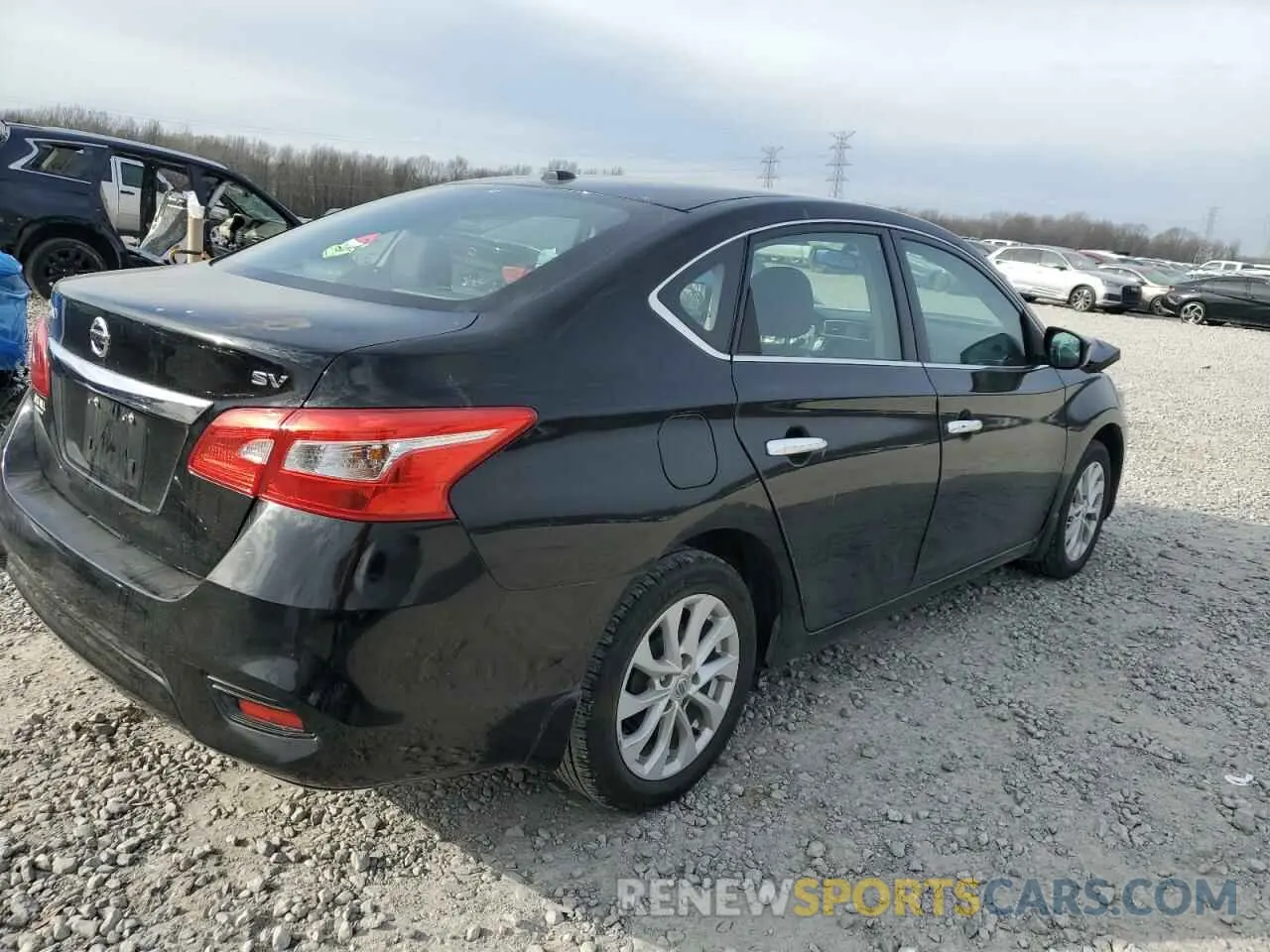 3 Photograph of a damaged car 3N1AB7APXKY240784 NISSAN SENTRA 2019