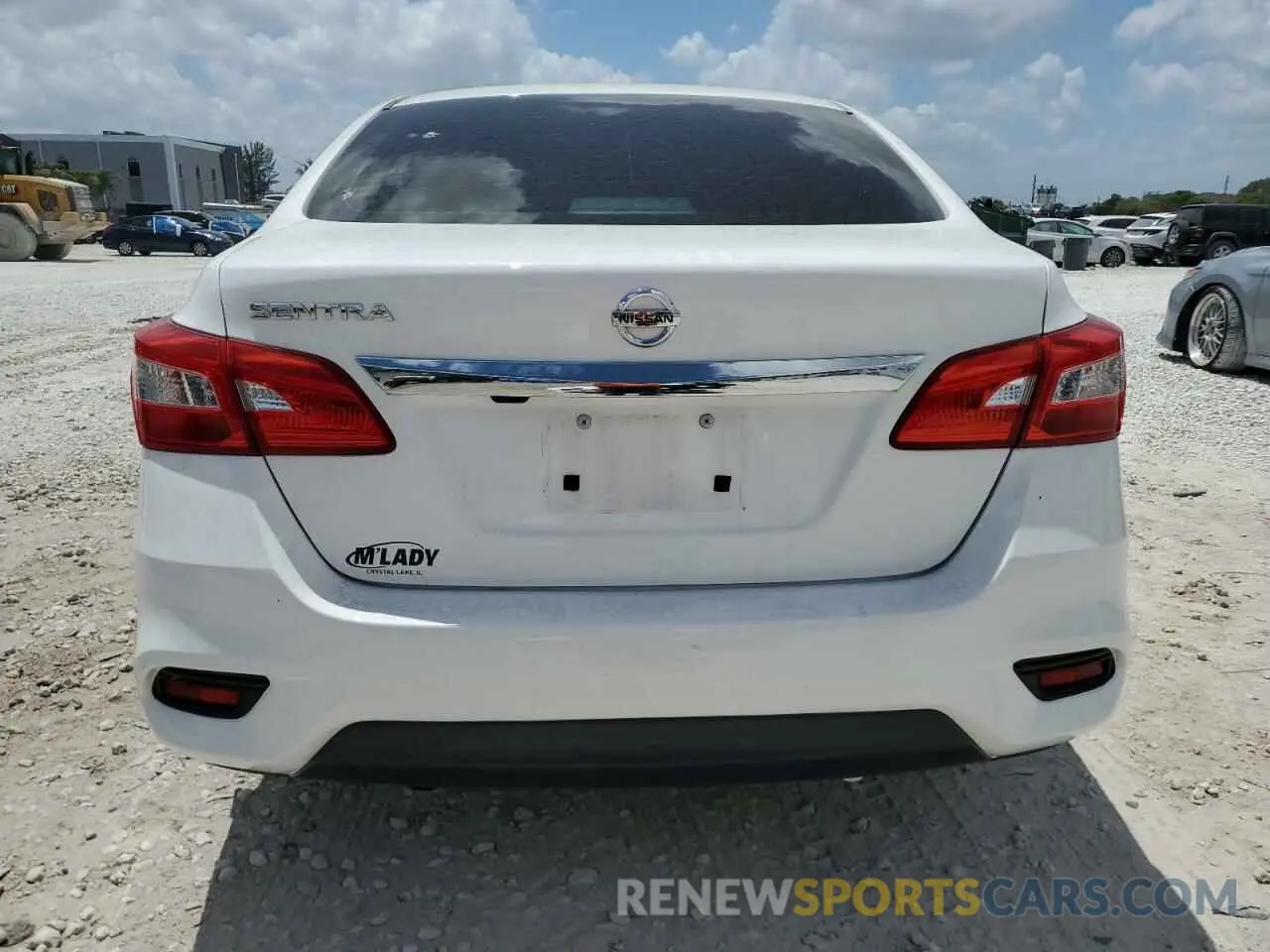 6 Photograph of a damaged car 3N1AB7APXKY240882 NISSAN SENTRA 2019