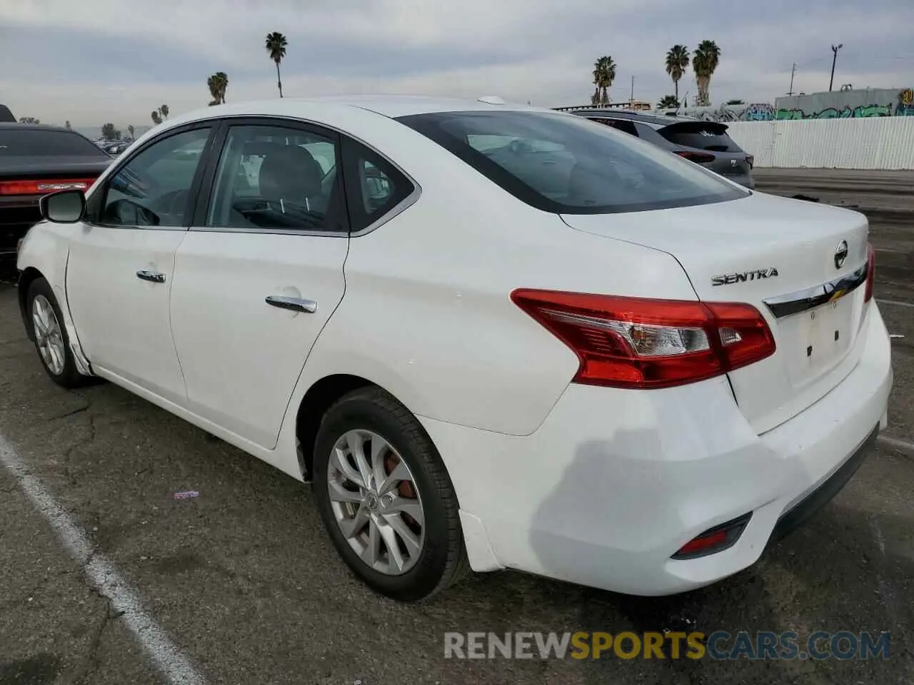 2 Photograph of a damaged car 3N1AB7APXKY250750 NISSAN SENTRA 2019