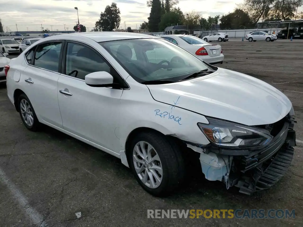 4 Photograph of a damaged car 3N1AB7APXKY250750 NISSAN SENTRA 2019