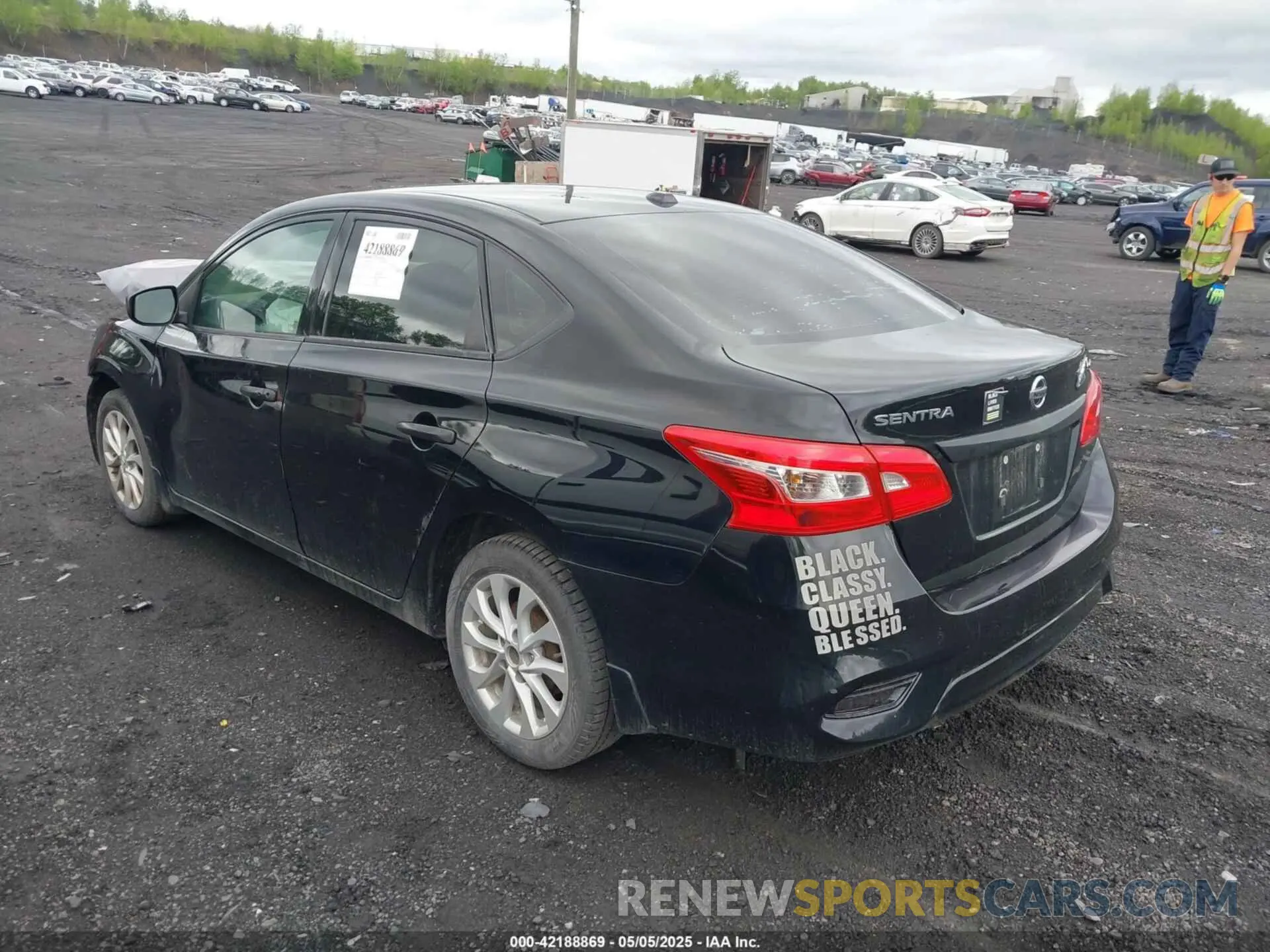 3 Photograph of a damaged car 3N1AB7APXKY254832 NISSAN SENTRA 2019