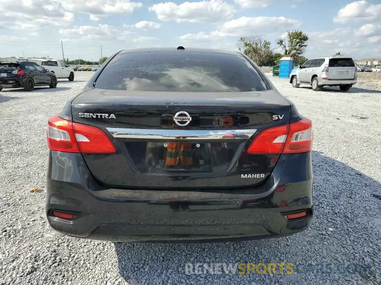 6 Photograph of a damaged car 3N1AB7APXKY255088 NISSAN SENTRA 2019