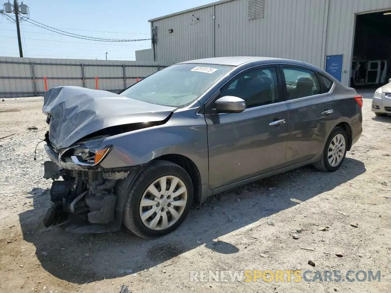 1 Photograph of a damaged car 3N1AB7APXKY259089 NISSAN SENTRA 2019
