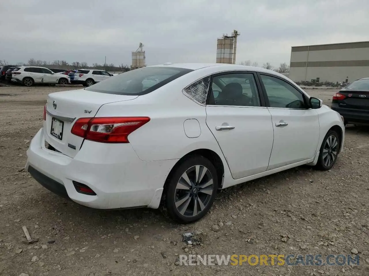 3 Photograph of a damaged car 3N1AB7APXKY261795 NISSAN SENTRA 2019
