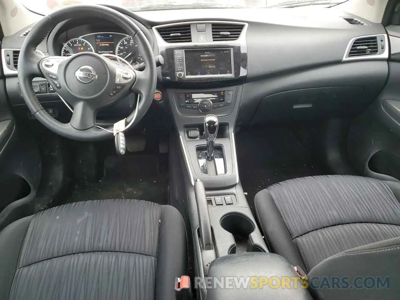 8 Photograph of a damaged car 3N1AB7APXKY261795 NISSAN SENTRA 2019