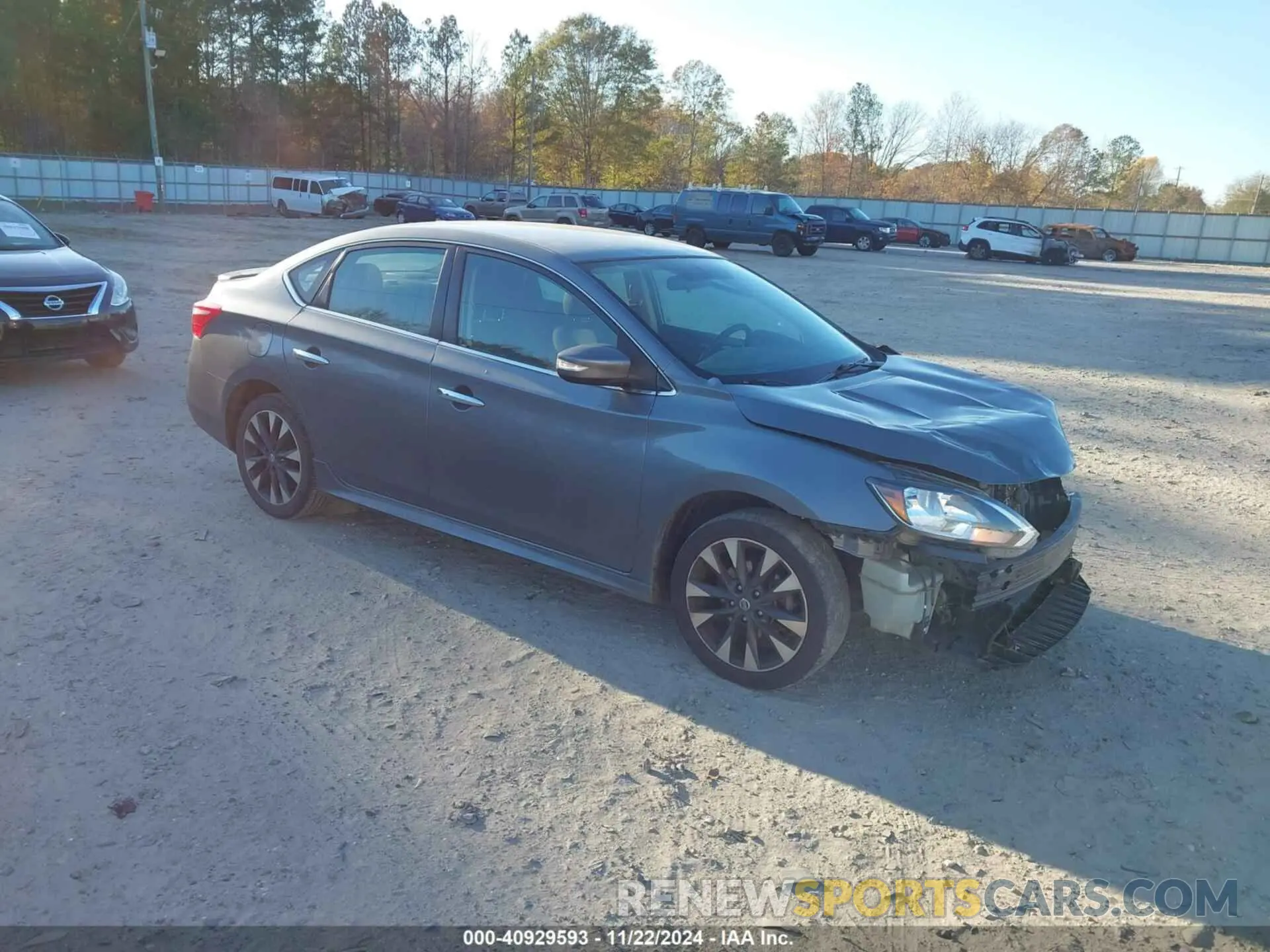 1 Photograph of a damaged car 3N1AB7APXKY265054 NISSAN SENTRA 2019