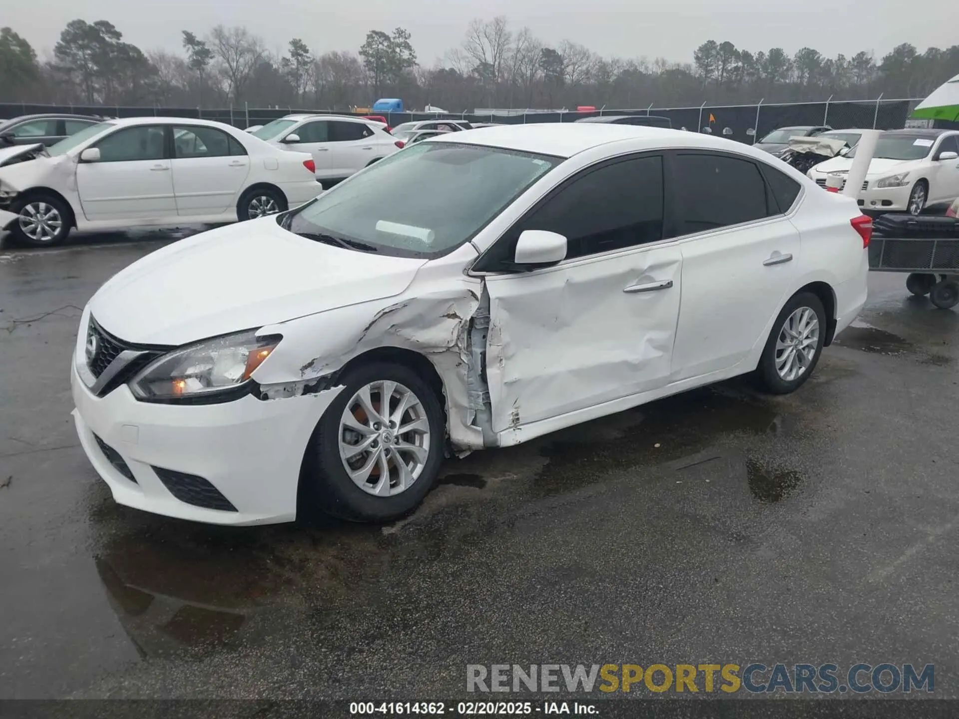 2 Photograph of a damaged car 3N1AB7APXKY265426 NISSAN SENTRA 2019