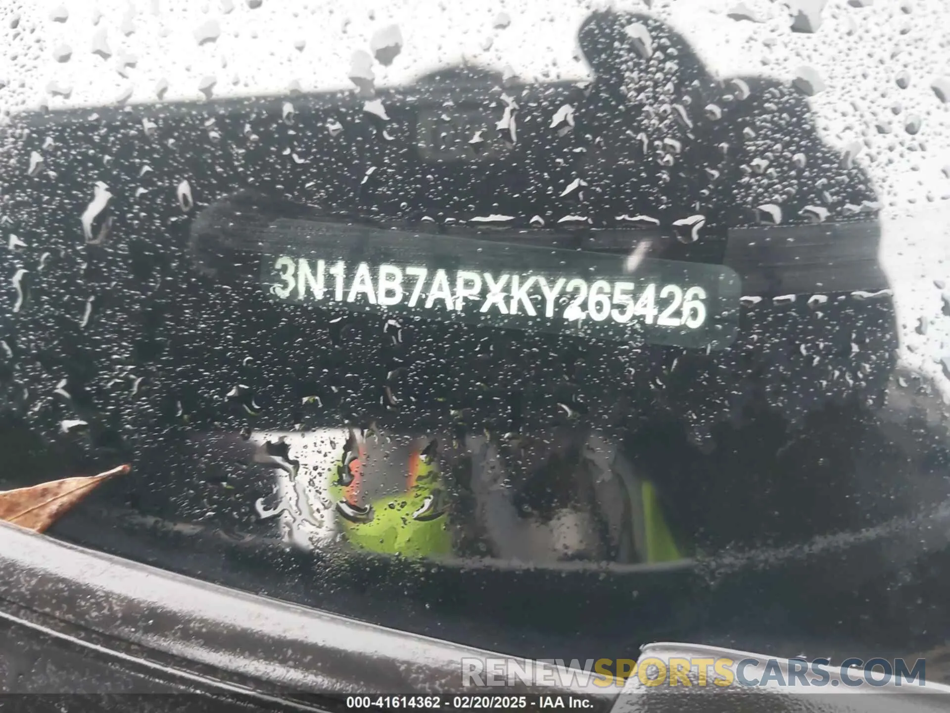 9 Photograph of a damaged car 3N1AB7APXKY265426 NISSAN SENTRA 2019