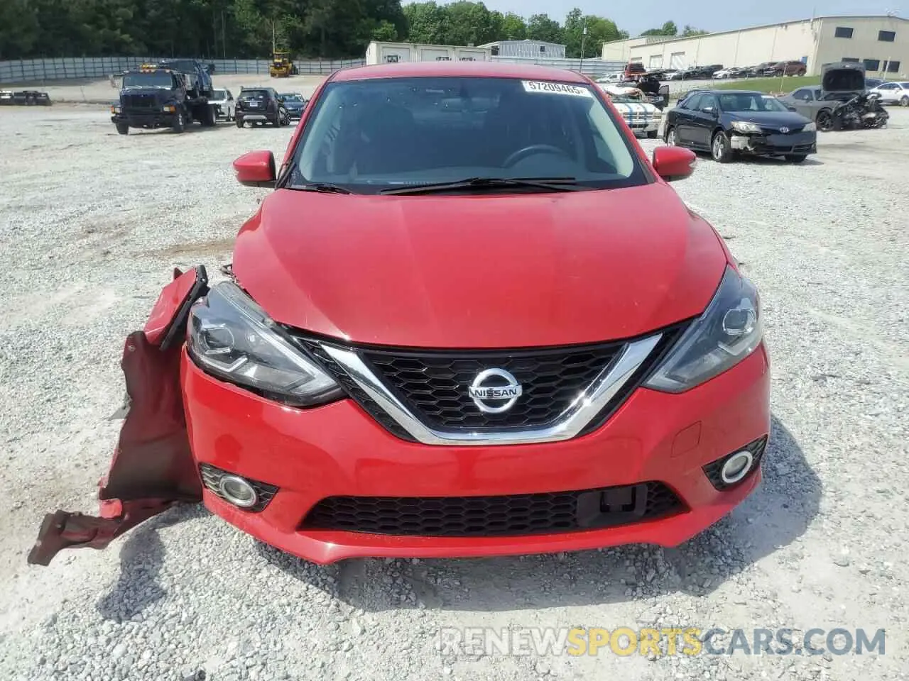 5 Photograph of a damaged car 3N1AB7APXKY268259 NISSAN SENTRA 2019