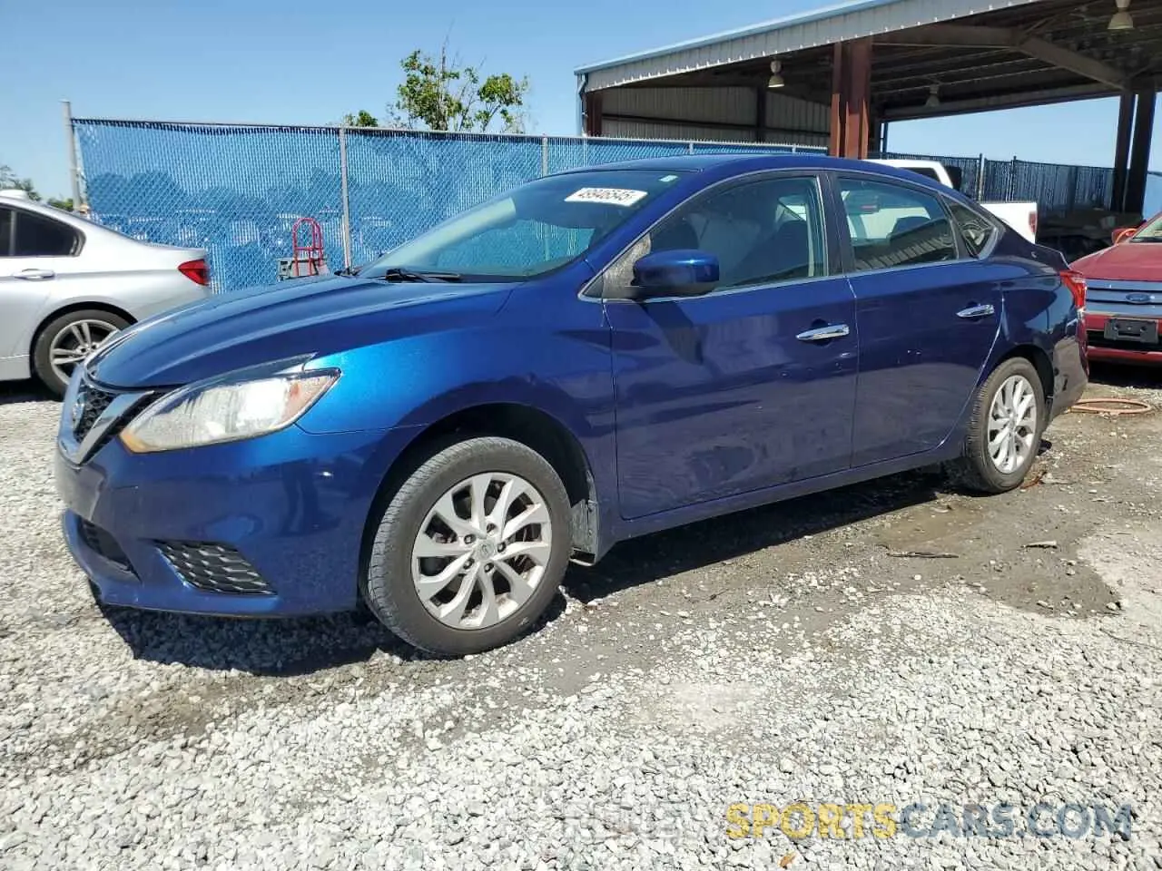 1 Photograph of a damaged car 3N1AB7APXKY275812 NISSAN SENTRA 2019