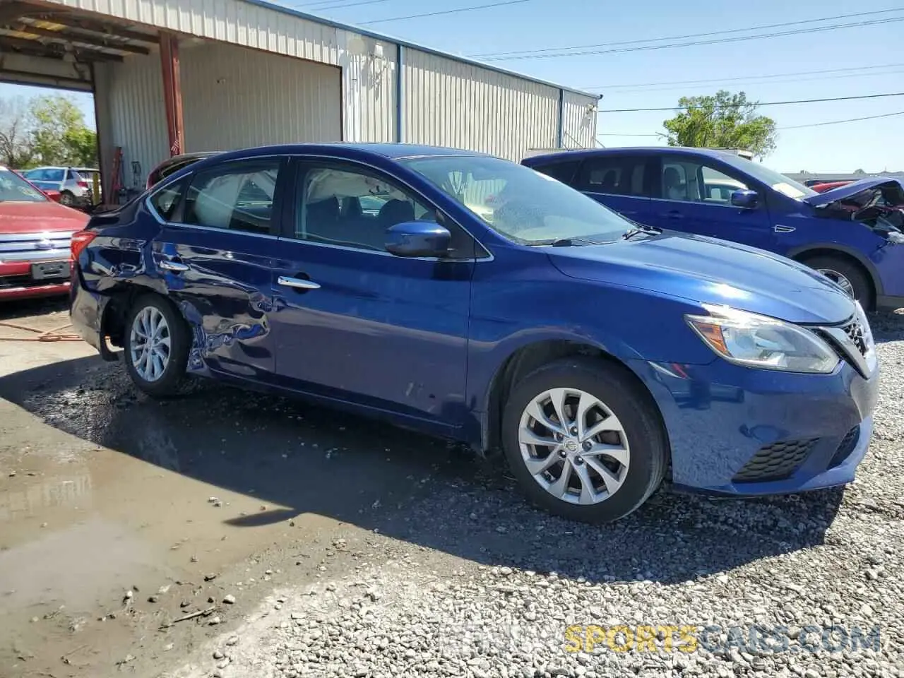 4 Photograph of a damaged car 3N1AB7APXKY275812 NISSAN SENTRA 2019