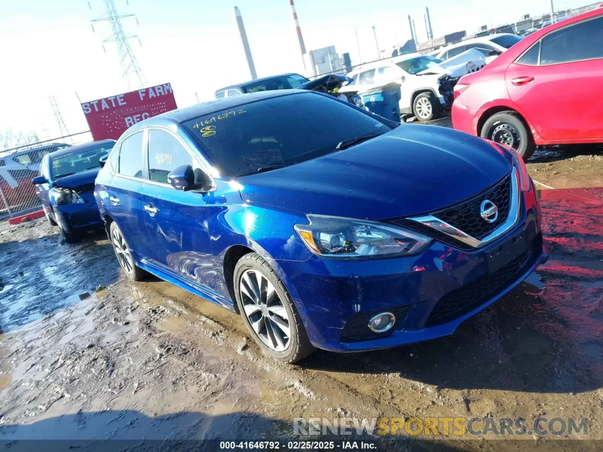1 Photograph of a damaged car 3N1AB7APXKY276622 NISSAN SENTRA 2019