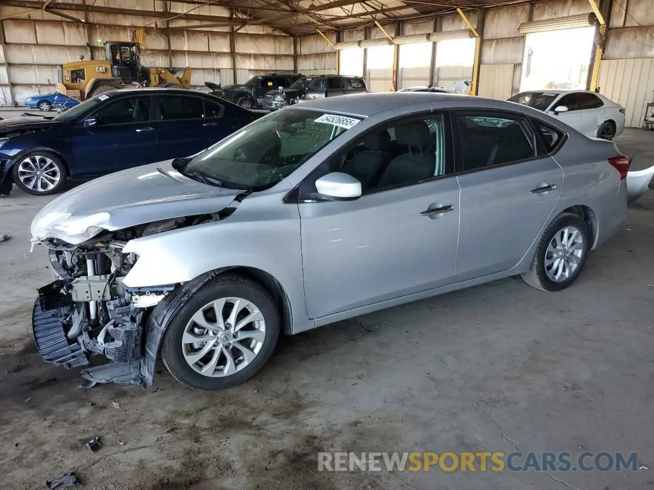 1 Photograph of a damaged car 3N1AB7APXKY278368 NISSAN SENTRA 2019