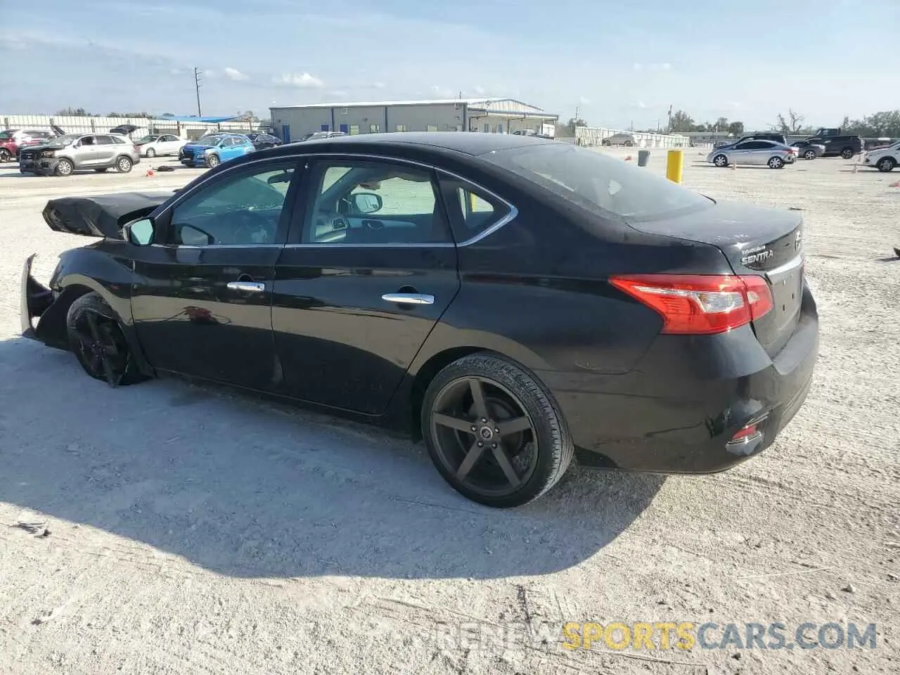2 Photograph of a damaged car 3N1AB7APXKY281741 NISSAN SENTRA 2019