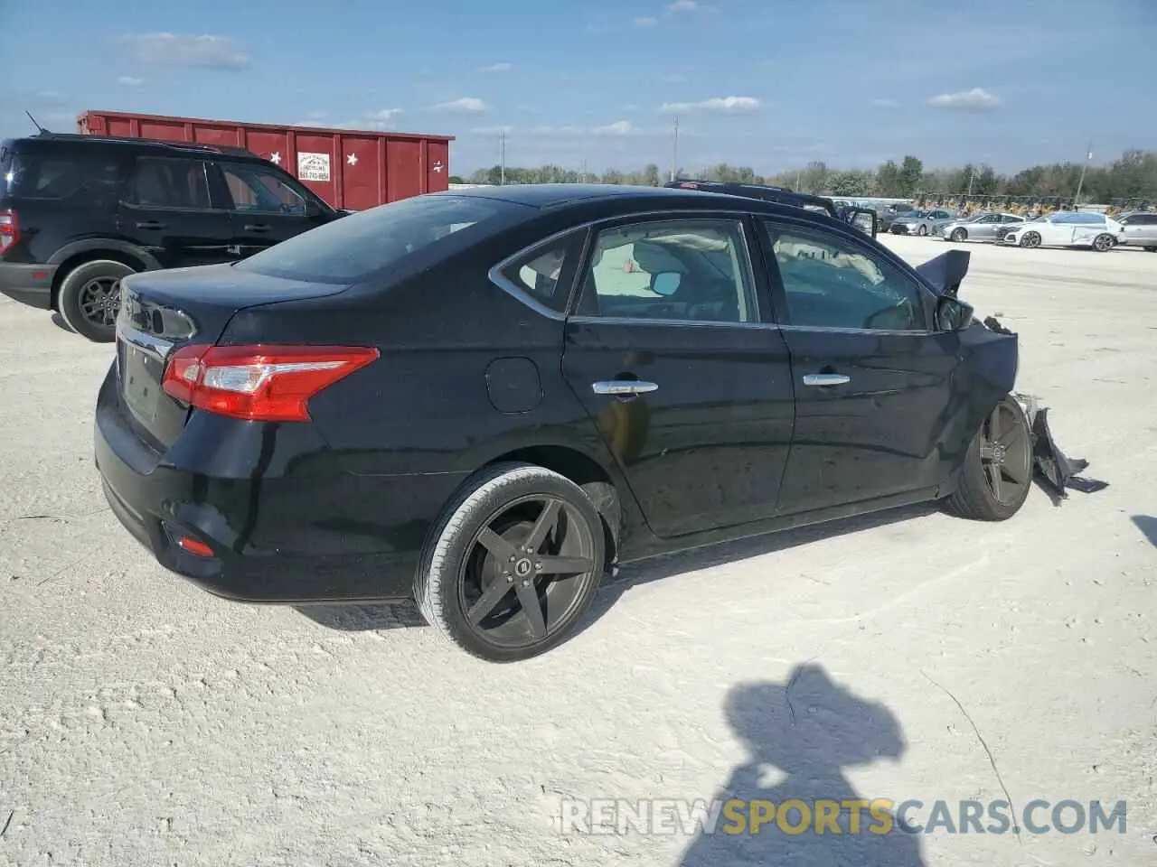 3 Photograph of a damaged car 3N1AB7APXKY281741 NISSAN SENTRA 2019