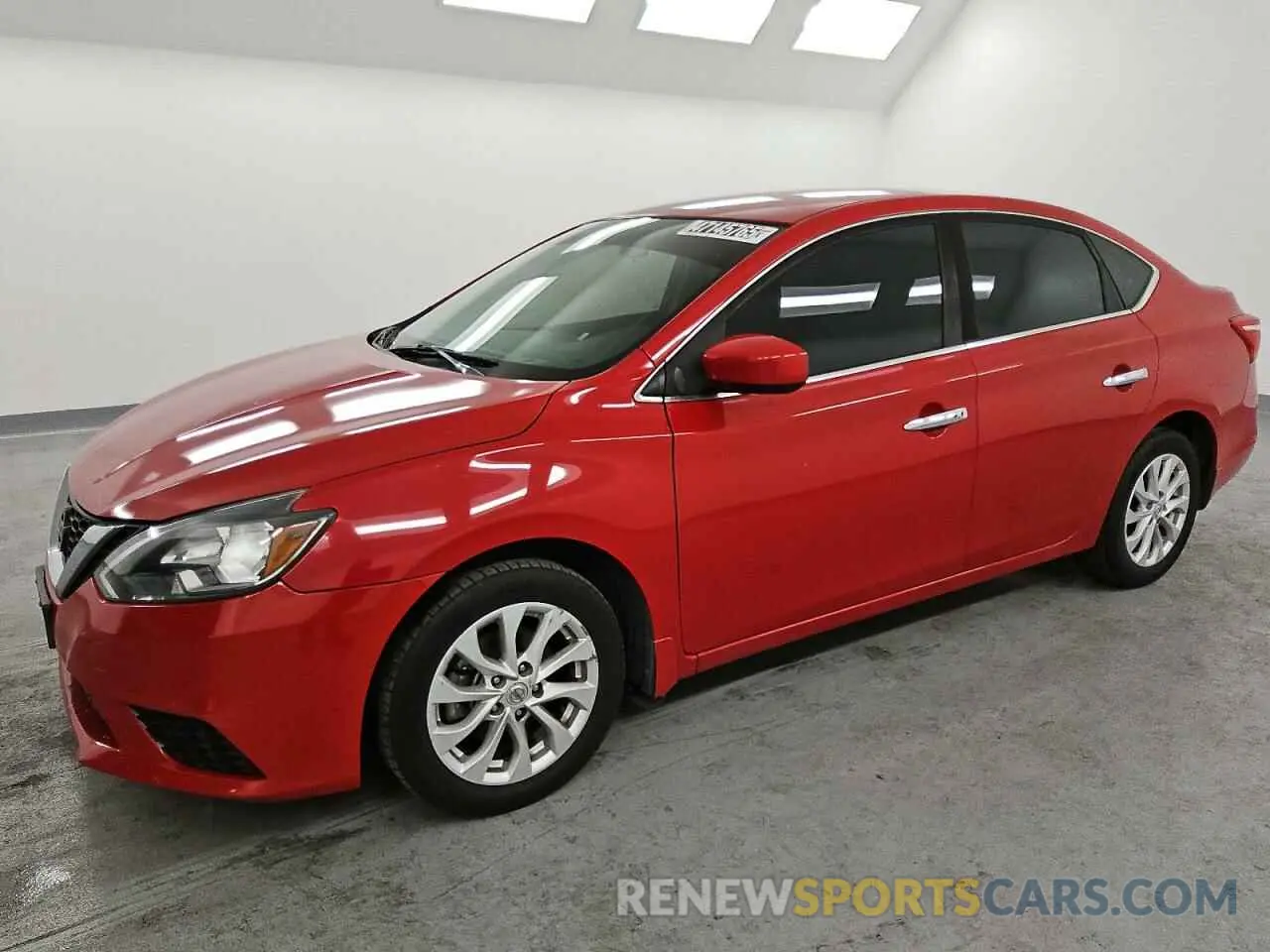 1 Photograph of a damaged car 3N1AB7APXKY285028 NISSAN SENTRA 2019