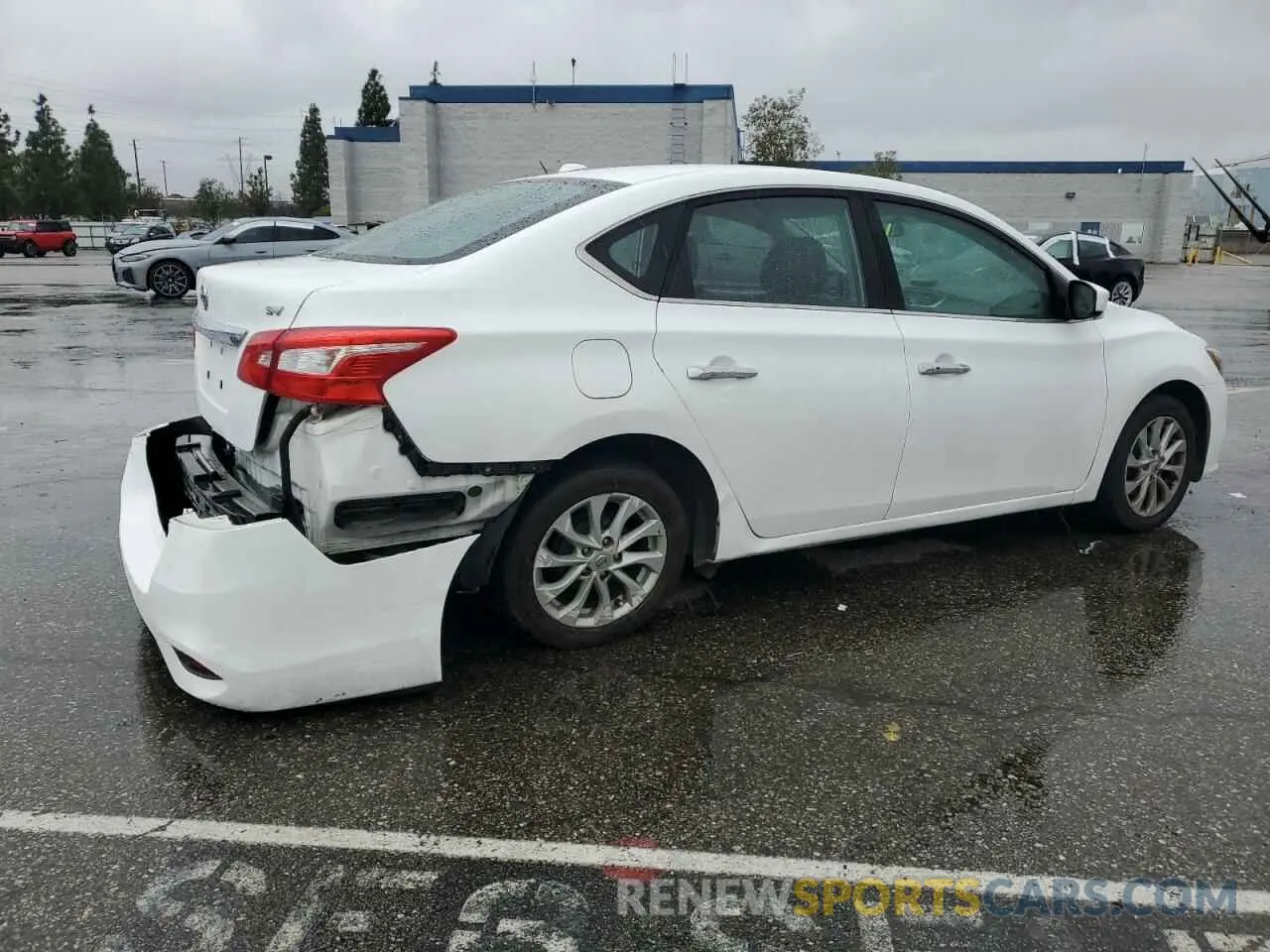 3 Photograph of a damaged car 3N1AB7APXKY288513 NISSAN SENTRA 2019