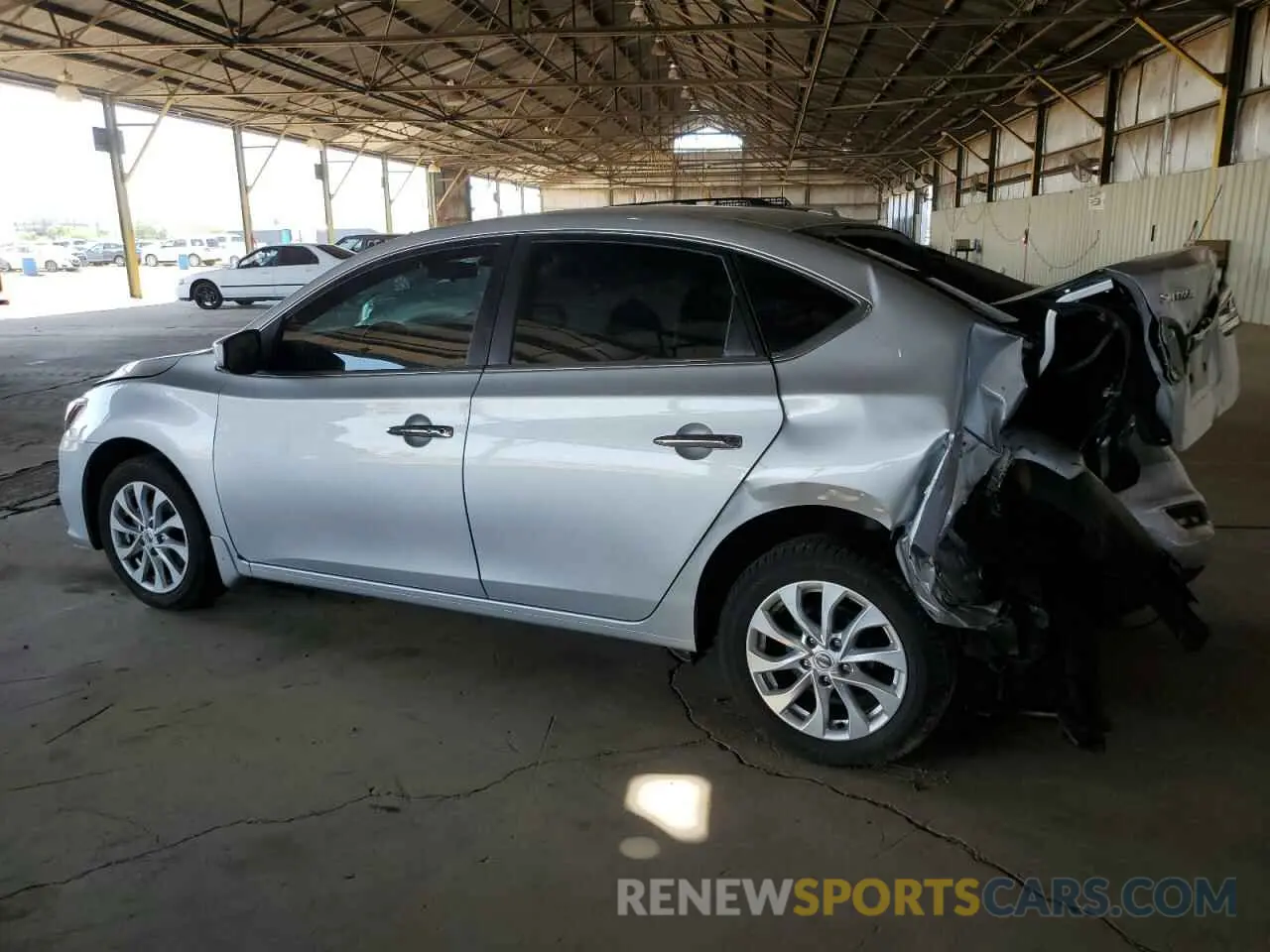 2 Photograph of a damaged car 3N1AB7APXKY293386 NISSAN SENTRA 2019