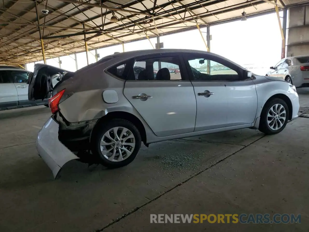 3 Photograph of a damaged car 3N1AB7APXKY293386 NISSAN SENTRA 2019