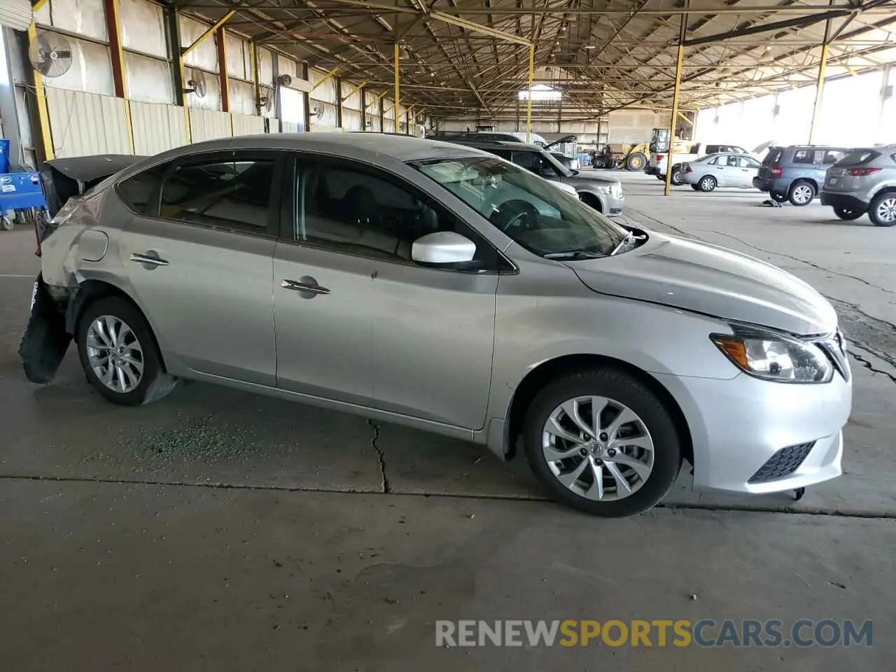 4 Photograph of a damaged car 3N1AB7APXKY293386 NISSAN SENTRA 2019