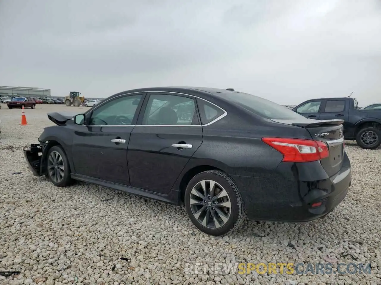 2 Photograph of a damaged car 3N1AB7APXKY294571 NISSAN SENTRA 2019