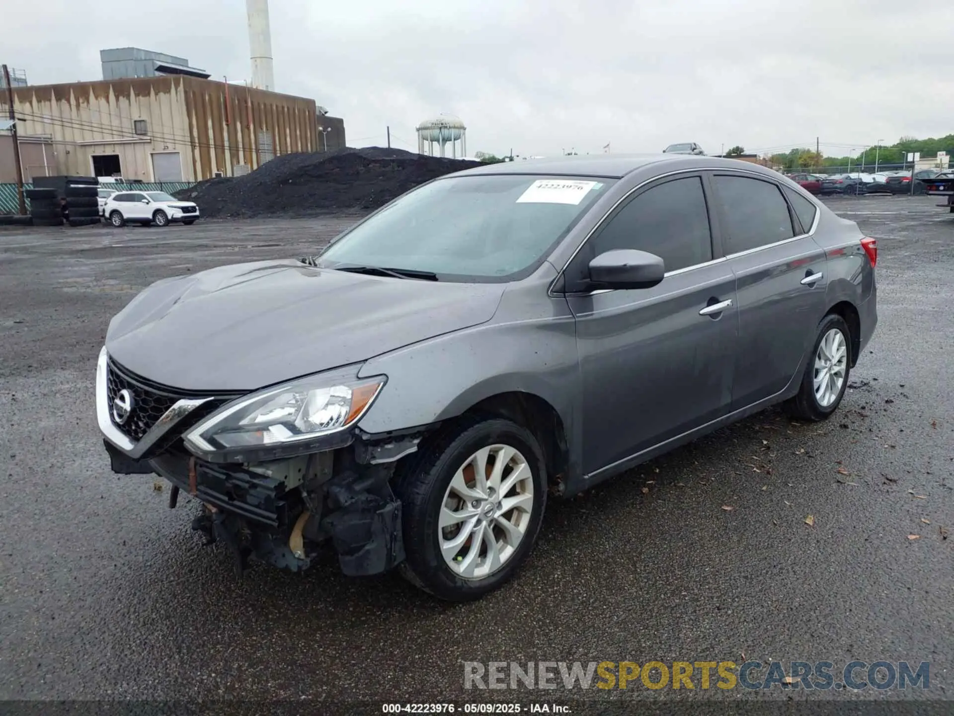 2 Photograph of a damaged car 3N1AB7APXKY295347 NISSAN SENTRA 2019