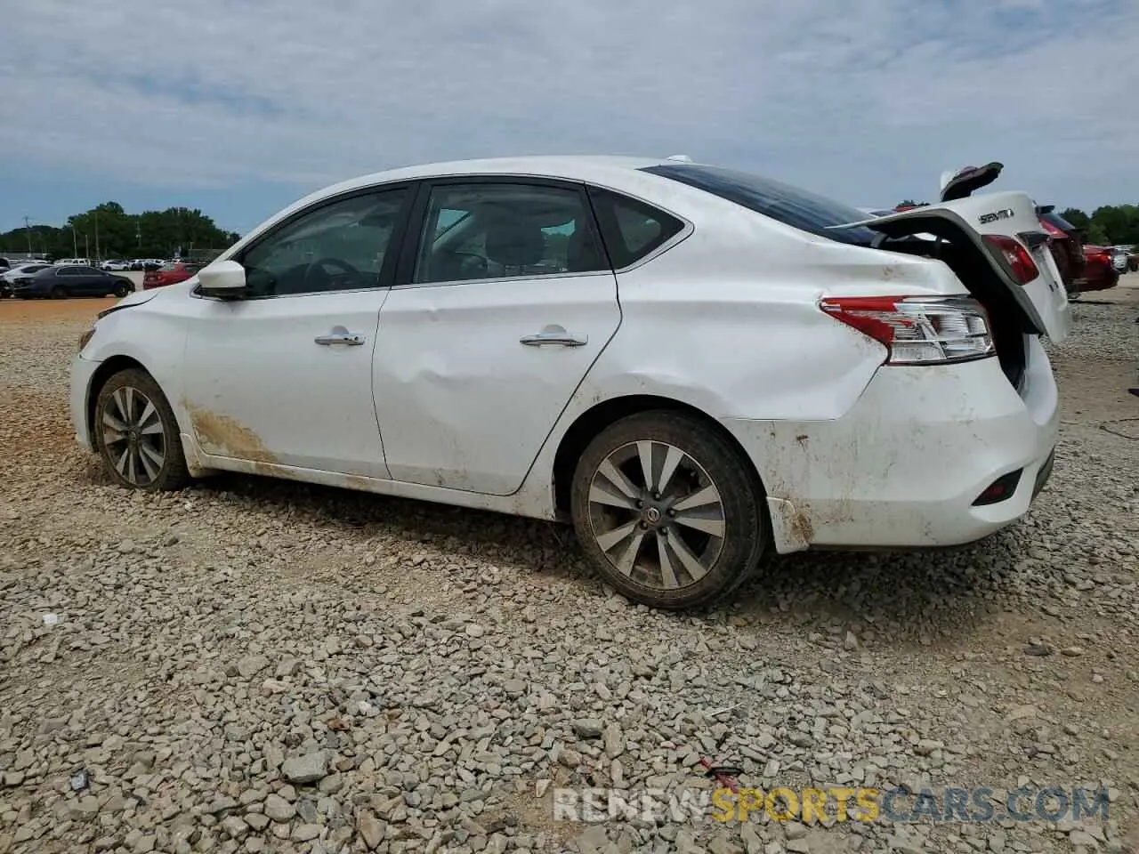 2 Photograph of a damaged car 3N1AB7APXKY303057 NISSAN SENTRA 2019