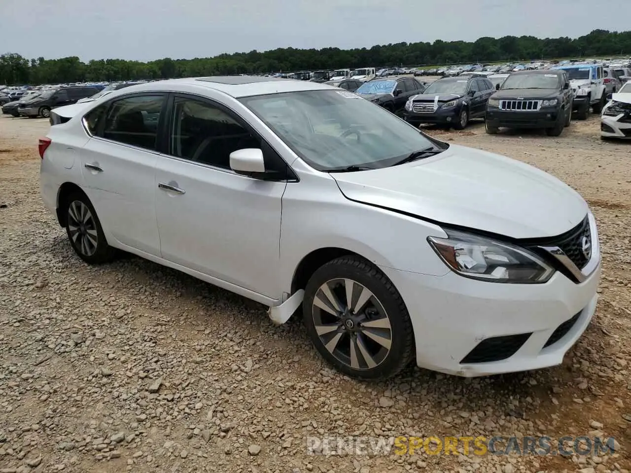 4 Photograph of a damaged car 3N1AB7APXKY303057 NISSAN SENTRA 2019