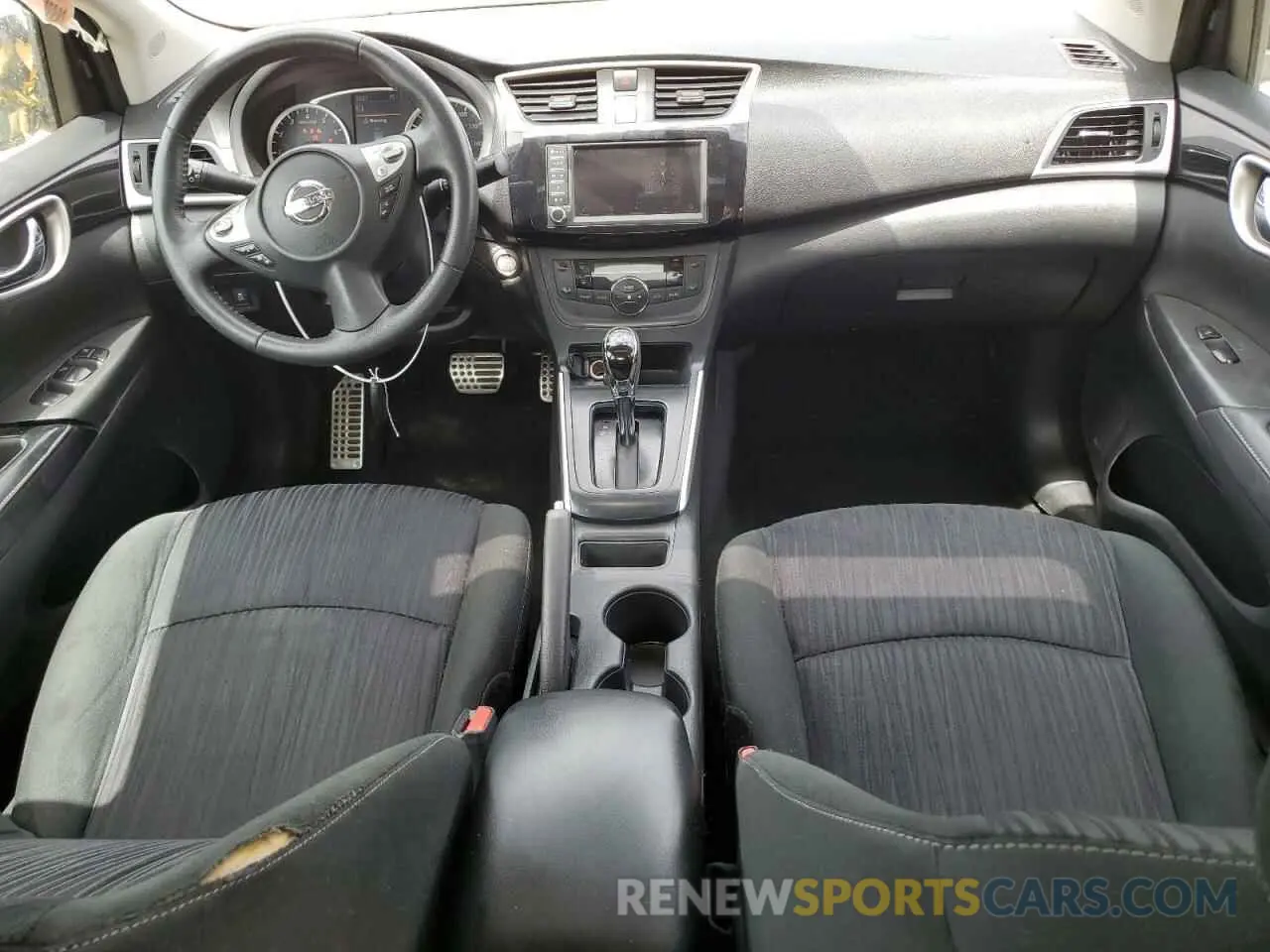 8 Photograph of a damaged car 3N1AB7APXKY303057 NISSAN SENTRA 2019