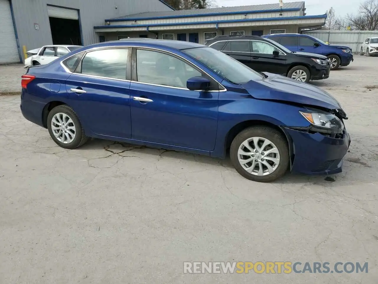 4 Photograph of a damaged car 3N1AB7APXKY309389 NISSAN SENTRA 2019