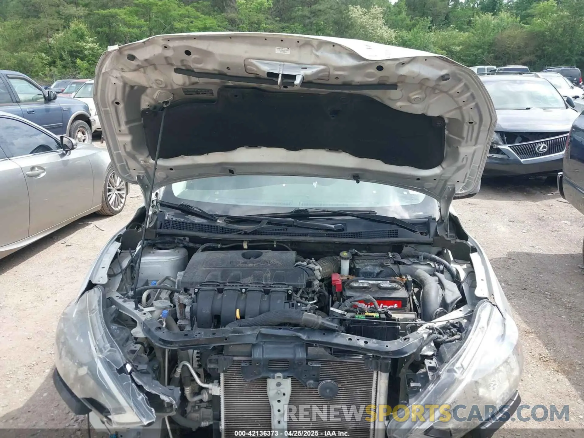 10 Photograph of a damaged car 3N1AB7APXKY309831 NISSAN SENTRA 2019