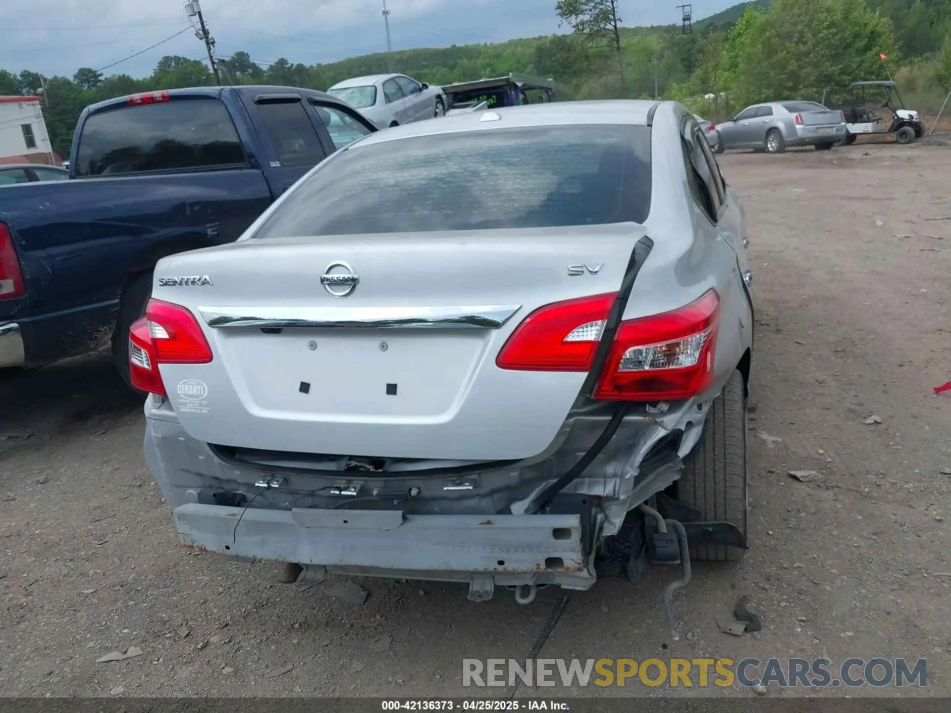 16 Photograph of a damaged car 3N1AB7APXKY309831 NISSAN SENTRA 2019