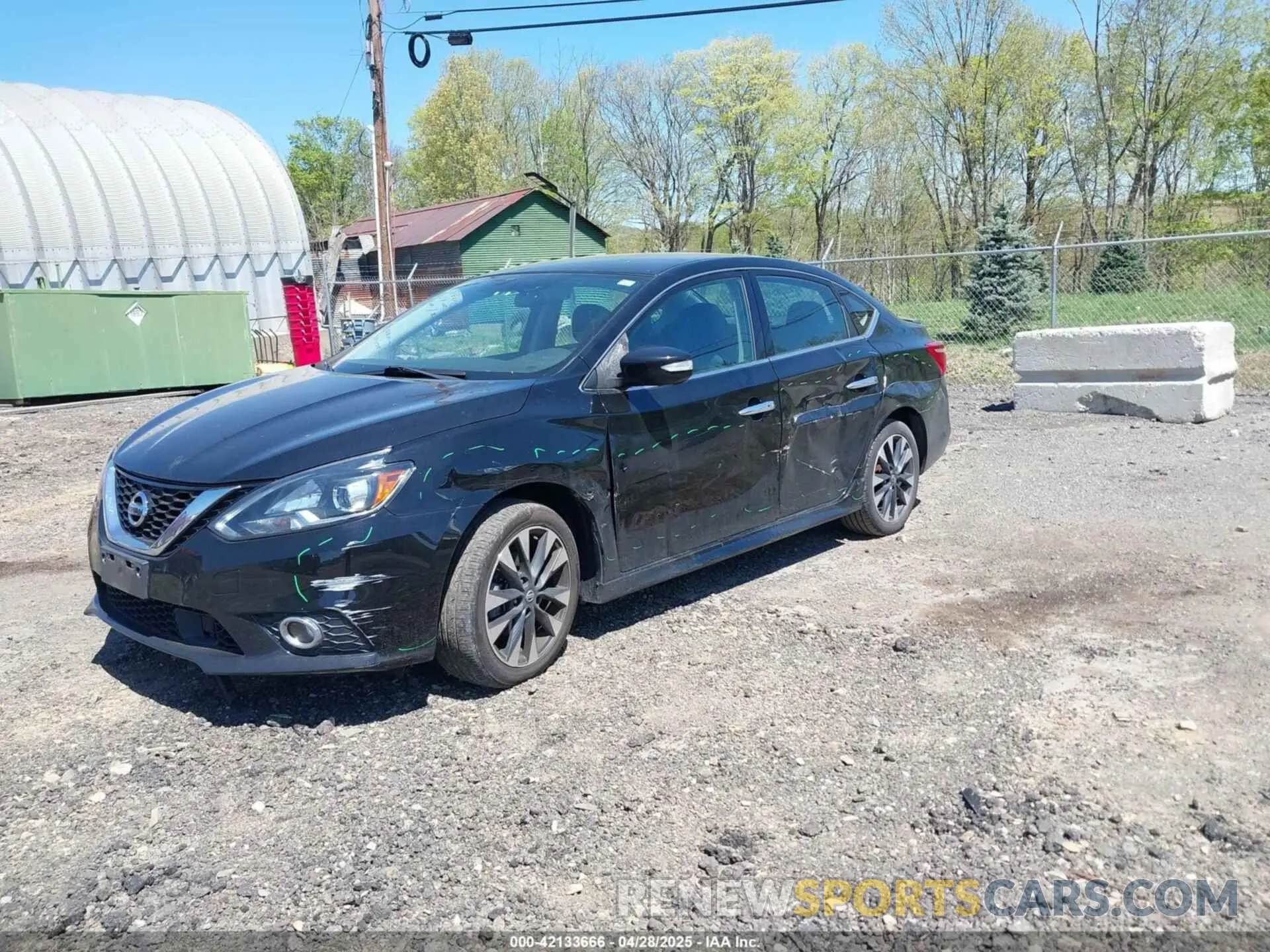2 Photograph of a damaged car 3N1AB7APXKY313183 NISSAN SENTRA 2019