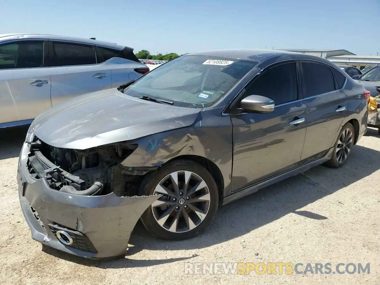 1 Photograph of a damaged car 3N1AB7APXKY318089 NISSAN SENTRA 2019