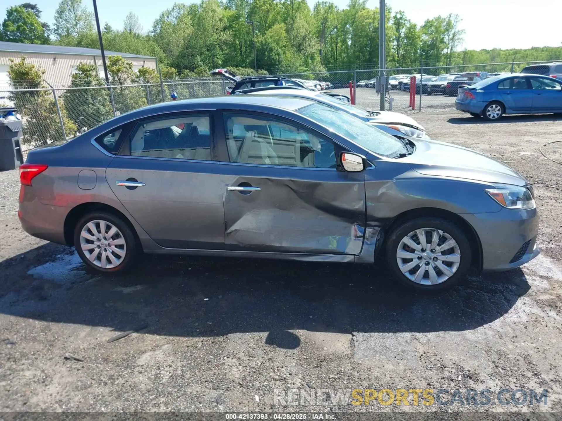 6 Photograph of a damaged car 3N1AB7APXKY320330 NISSAN SENTRA 2019