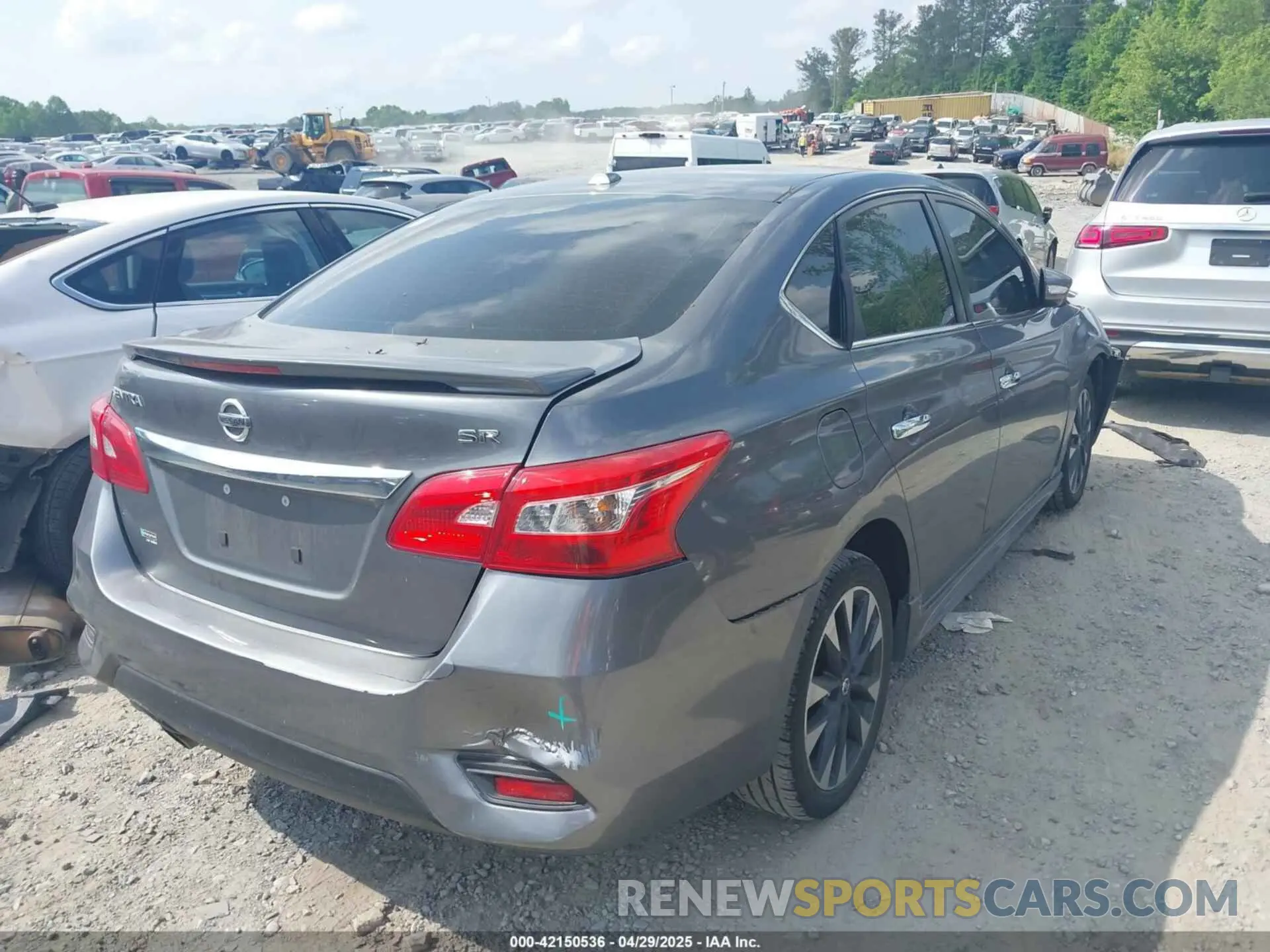 4 Photograph of a damaged car 3N1AB7APXKY322644 NISSAN SENTRA 2019