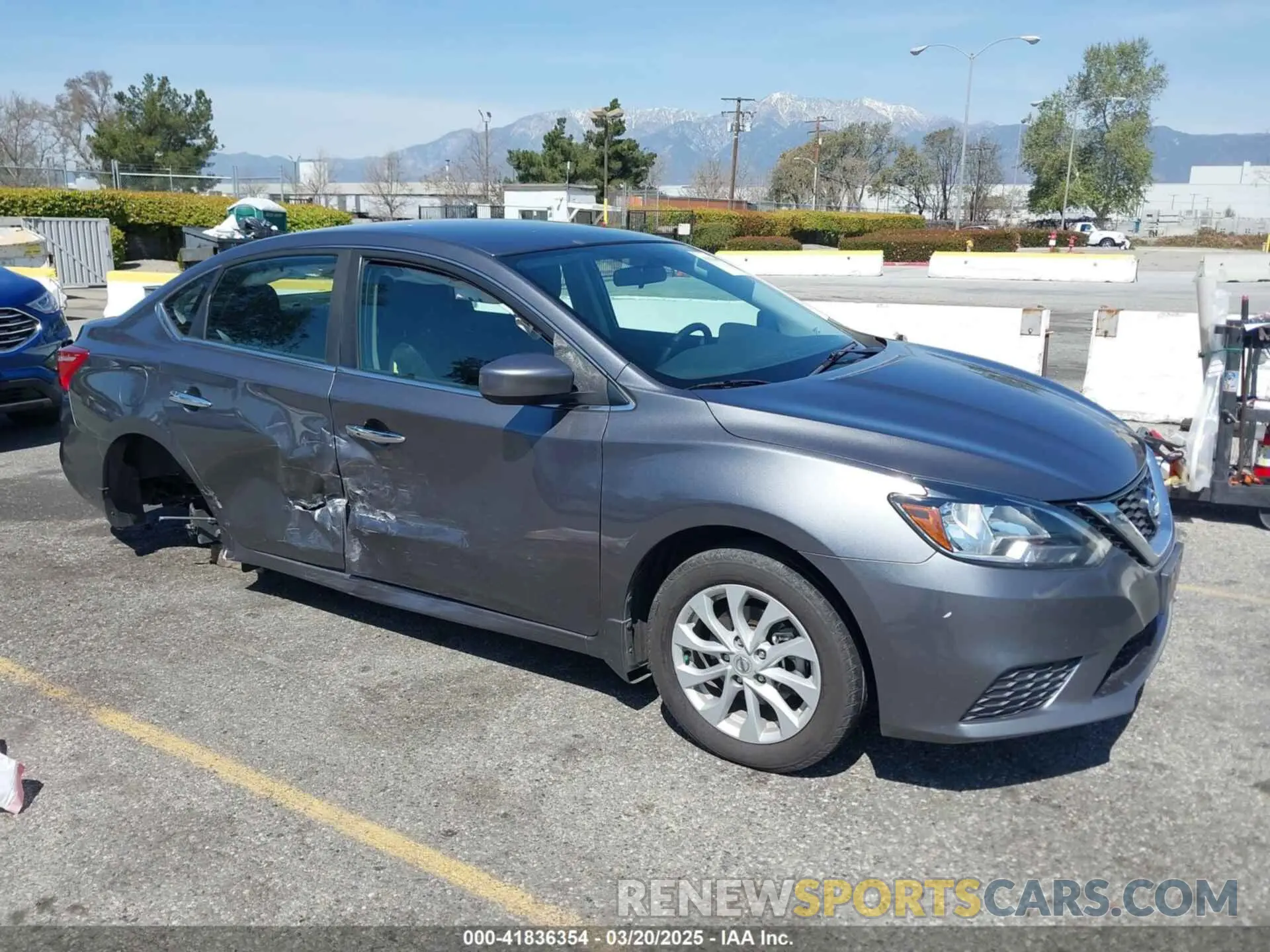 1 Photograph of a damaged car 3N1AB7APXKY324202 NISSAN SENTRA 2019