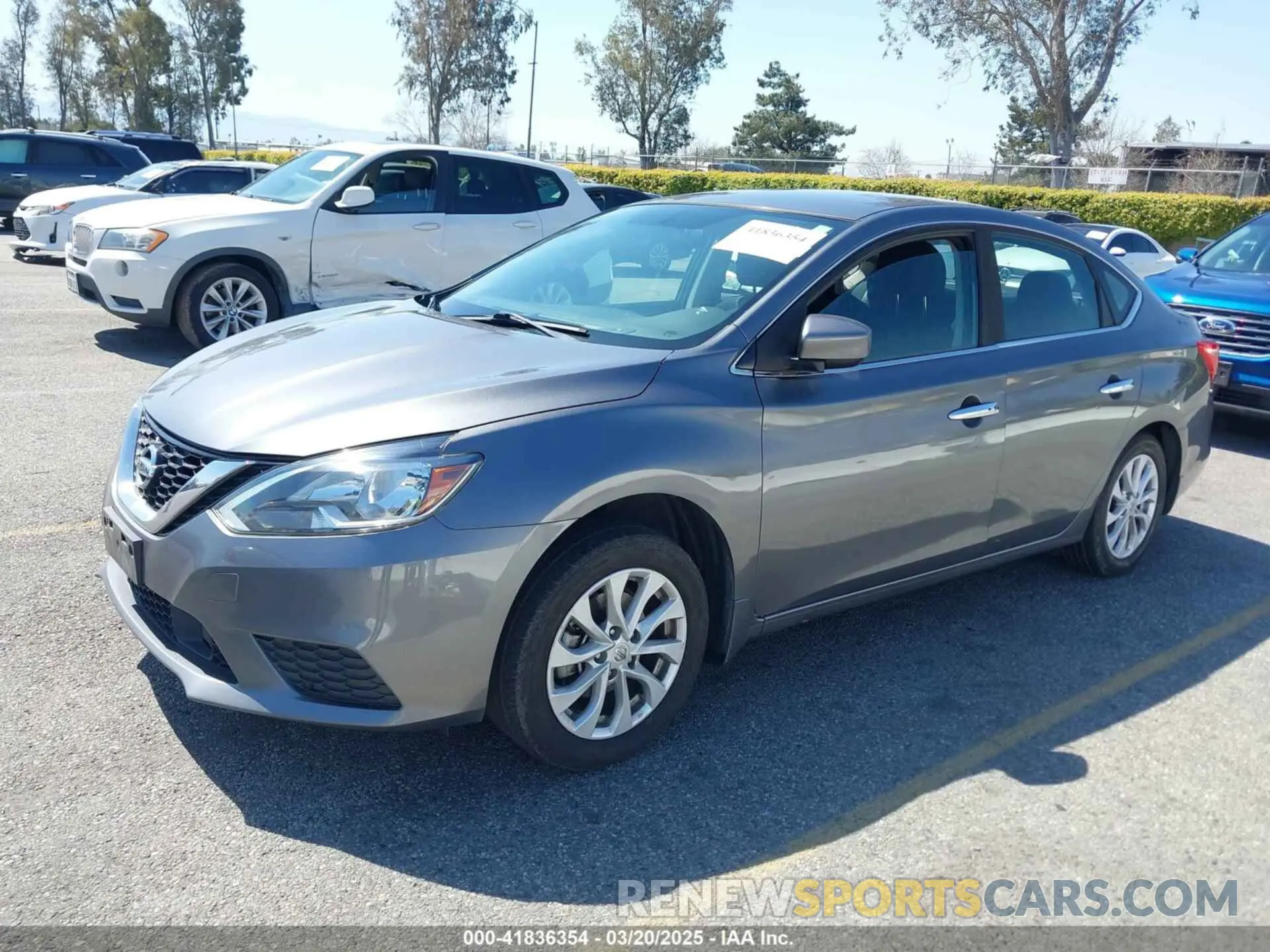2 Photograph of a damaged car 3N1AB7APXKY324202 NISSAN SENTRA 2019