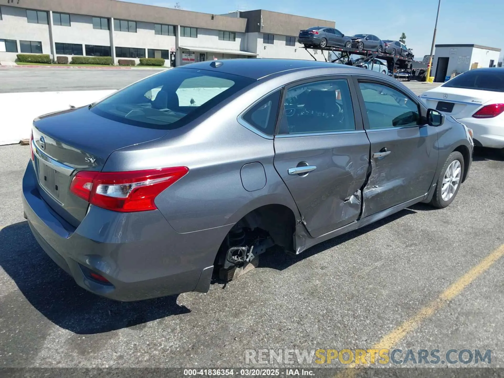 4 Photograph of a damaged car 3N1AB7APXKY324202 NISSAN SENTRA 2019