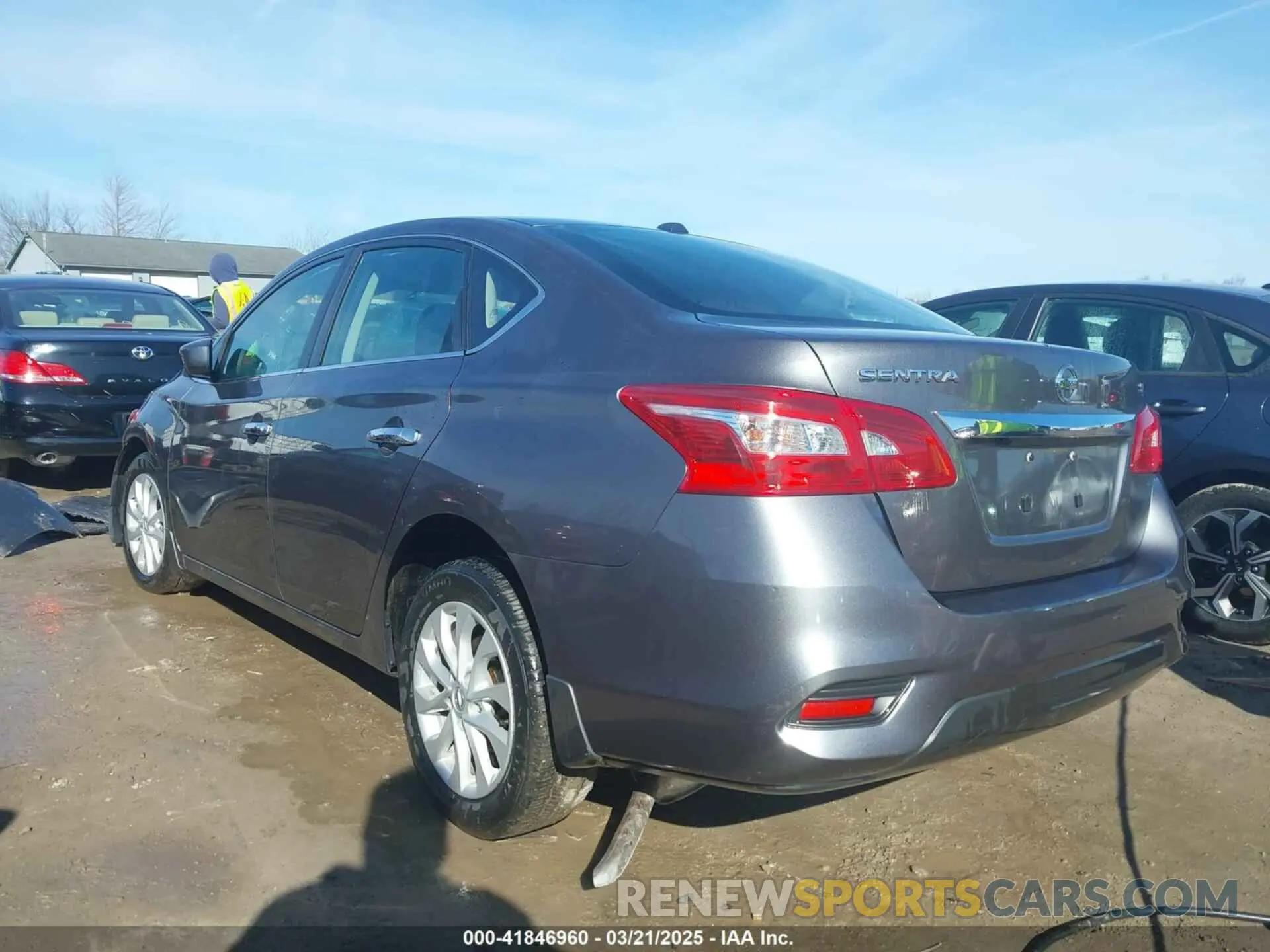 3 Photograph of a damaged car 3N1AB7APXKY325415 NISSAN SENTRA 2019