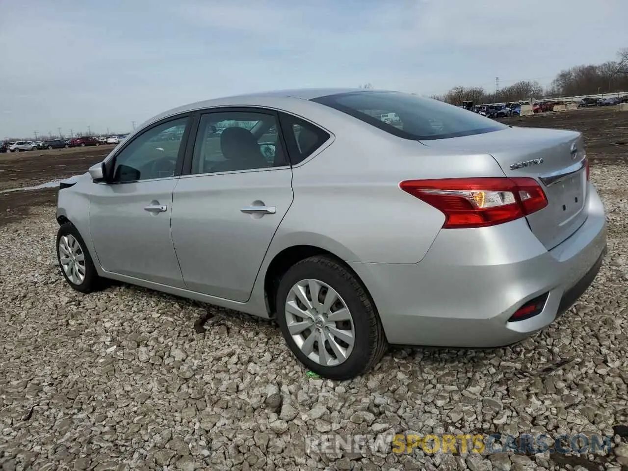 2 Photograph of a damaged car 3N1AB7APXKY325530 NISSAN SENTRA 2019