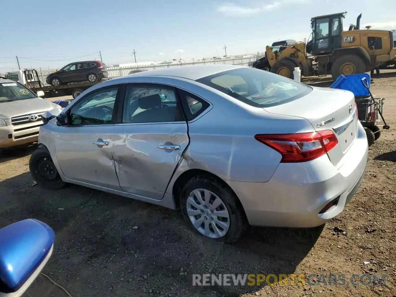 2 Photograph of a damaged car 3N1AB7APXKY329691 NISSAN SENTRA 2019