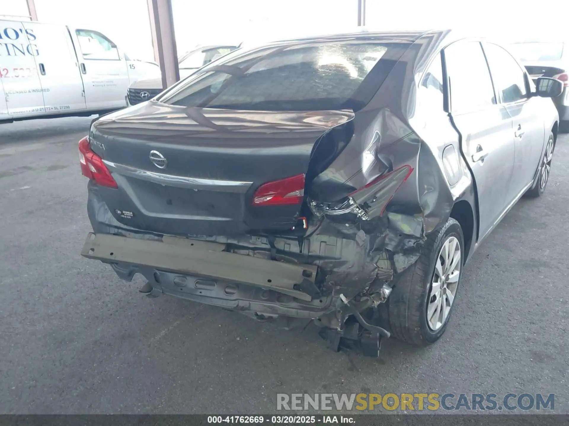 6 Photograph of a damaged car 3N1AB7APXKY330064 NISSAN SENTRA 2019