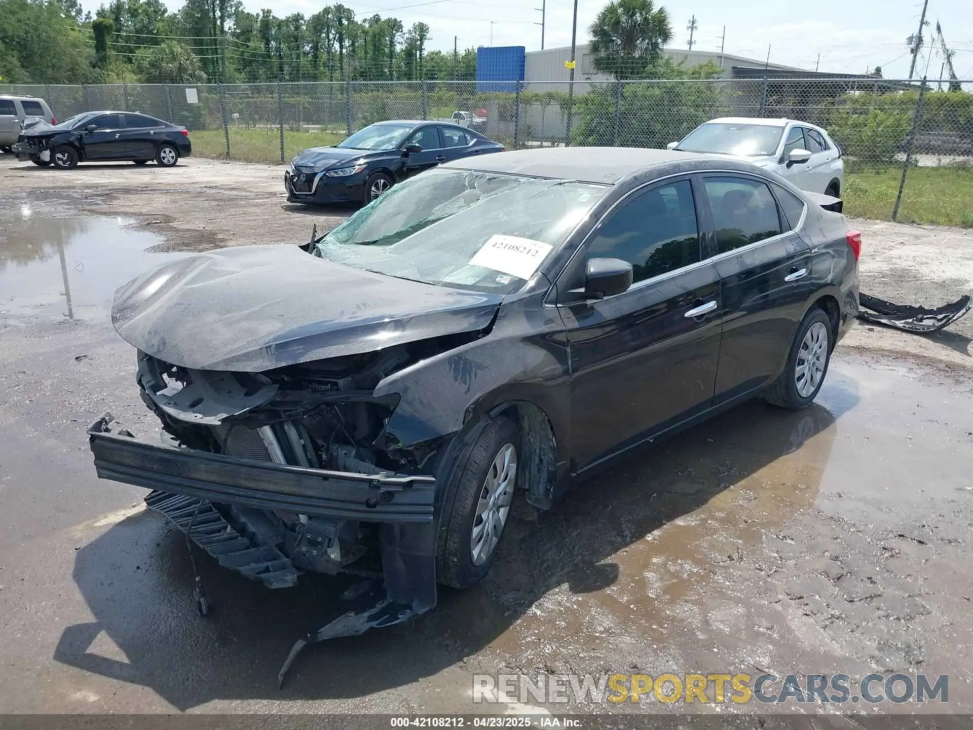 2 Photograph of a damaged car 3N1AB7APXKY331814 NISSAN SENTRA 2019