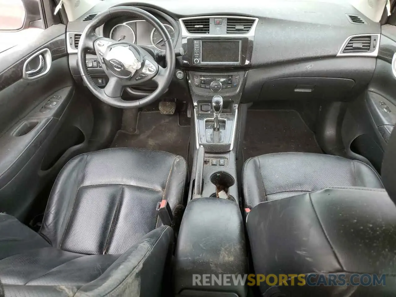 8 Photograph of a damaged car 3N1AB7APXKY333837 NISSAN SENTRA 2019
