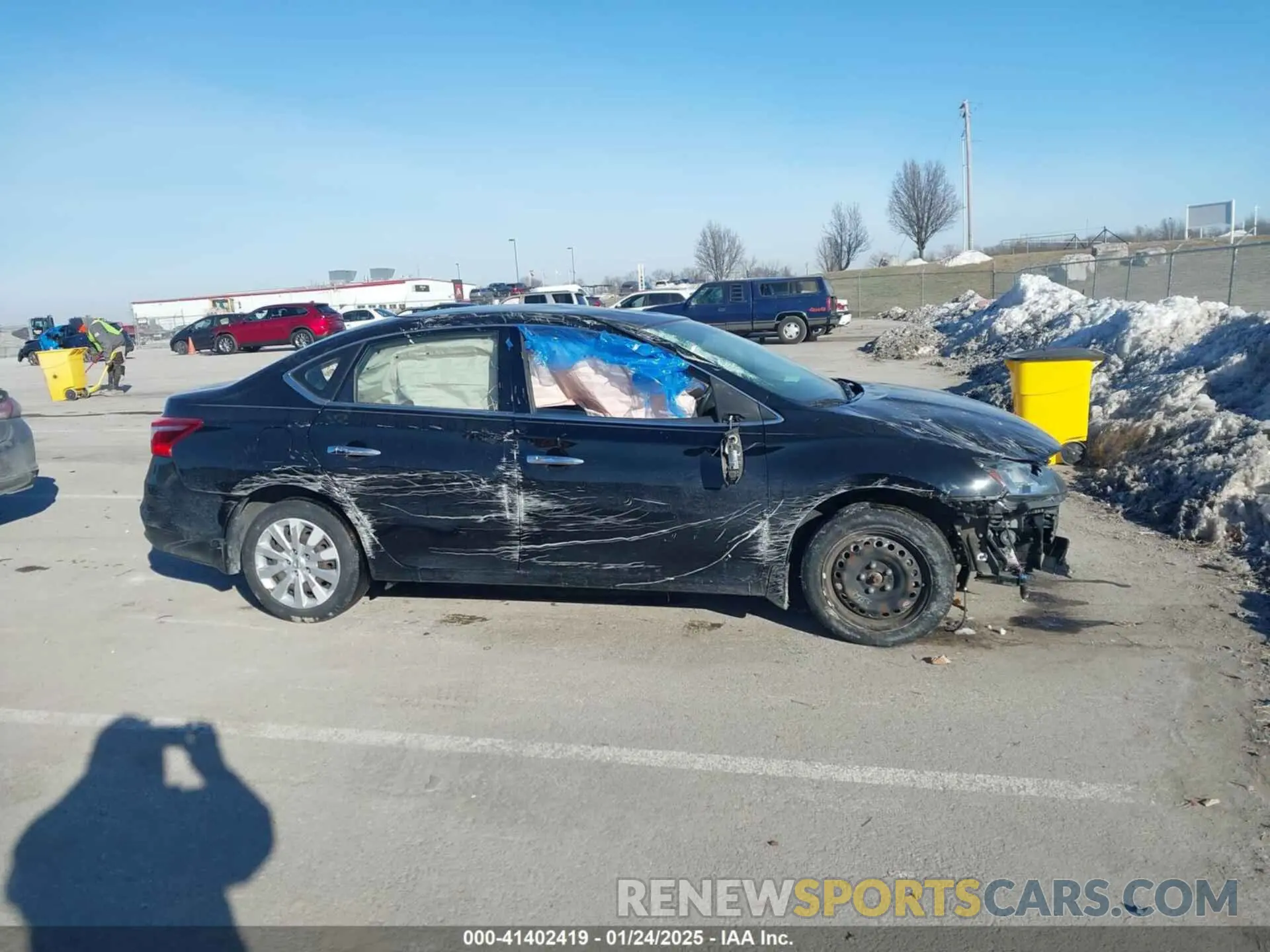 13 Photograph of a damaged car 3N1AB7APXKY334440 NISSAN SENTRA 2019